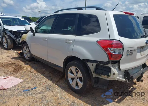 2015 Subaru Forester 2.5I Premium из США, поврежденный, VIN JF2SJADC9FH444229